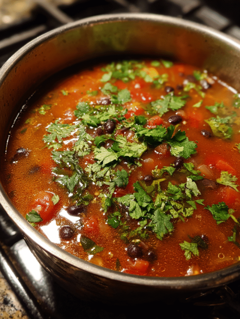Spicy Black Bean Soup