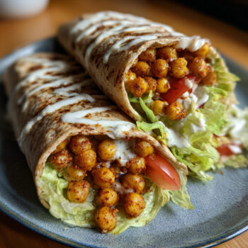 Vibrant Spicy Chickpea Wrap | Easy, Flavorful & Plant-Based Lunch