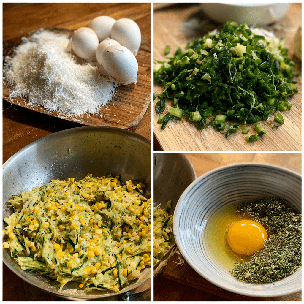 How to Make Zucchini Corn Fritters