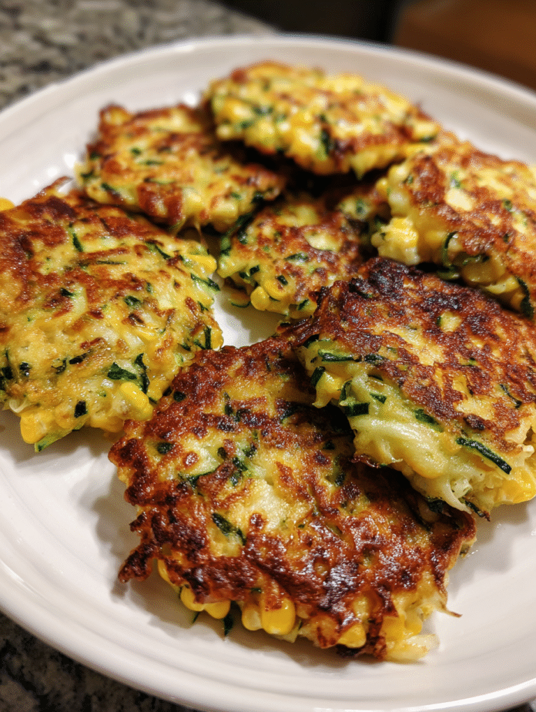 Zucchini Corn Fritters