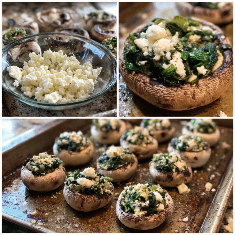 Spinach and Feta Stuffed Mushrooms: Irresistible Appetizers!