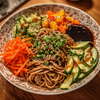 Spicy Soba Noodle Salad