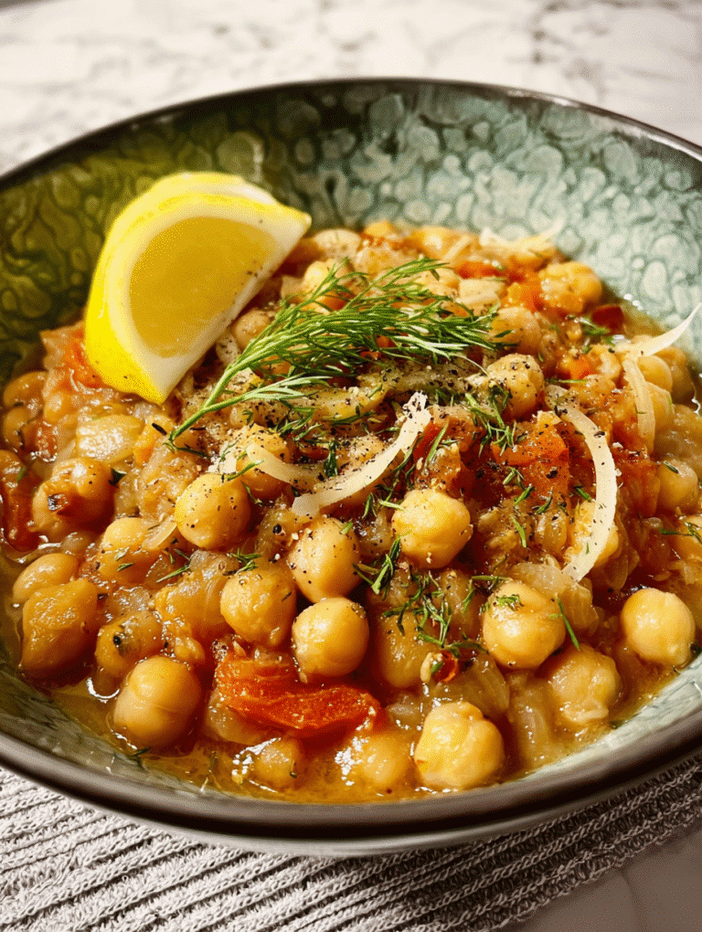 Greek Chickpea Stew