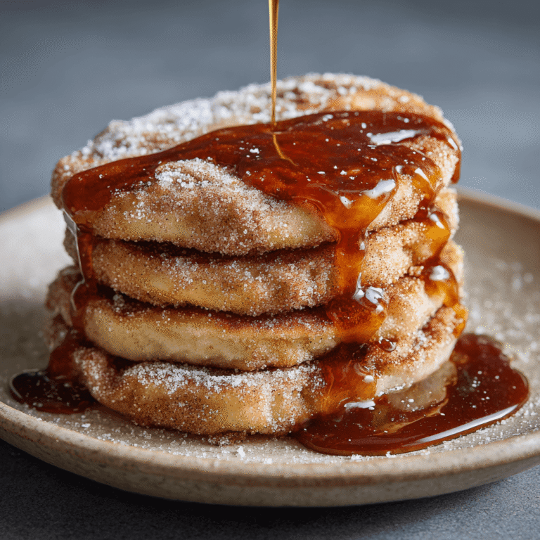 Spanish Churro-Inspired Pancakes