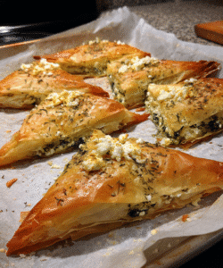 Greek Spanakopita Triangles