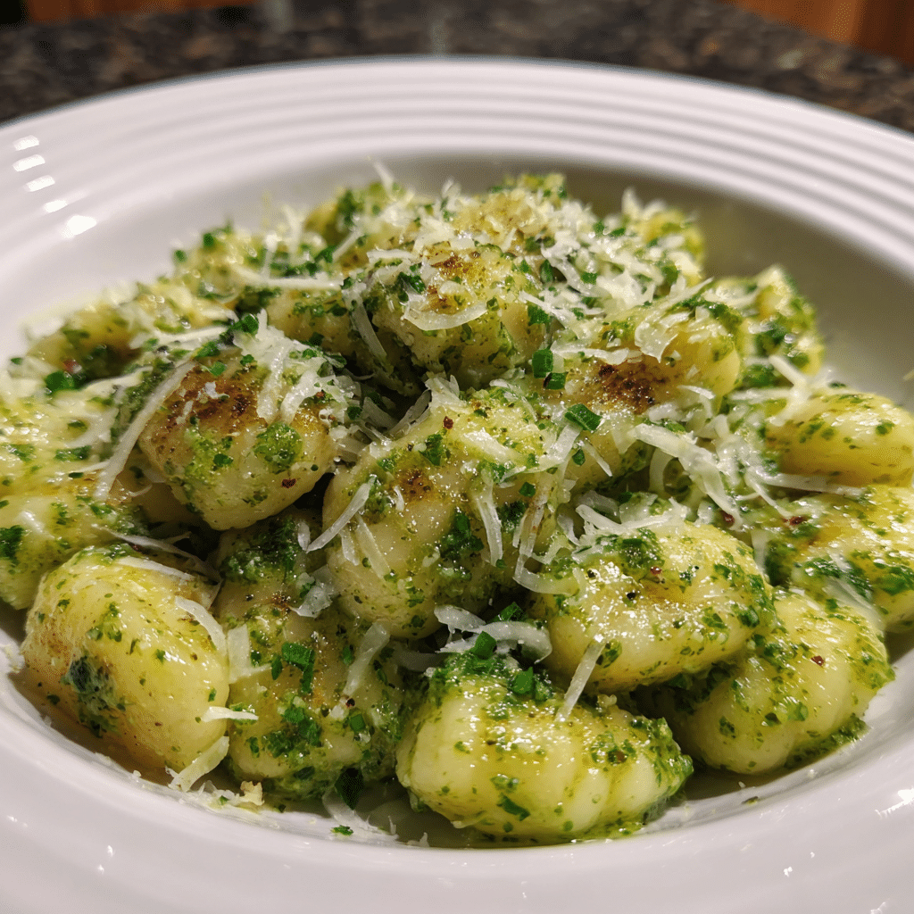 Make Italian Pesto Gnocchi