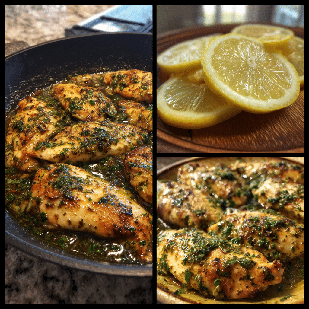 Greek Lemon Herb Chicken: