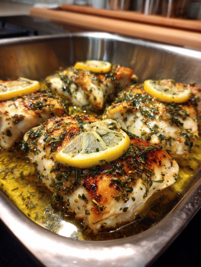 Greek Lemon Herb Chicken Recipe