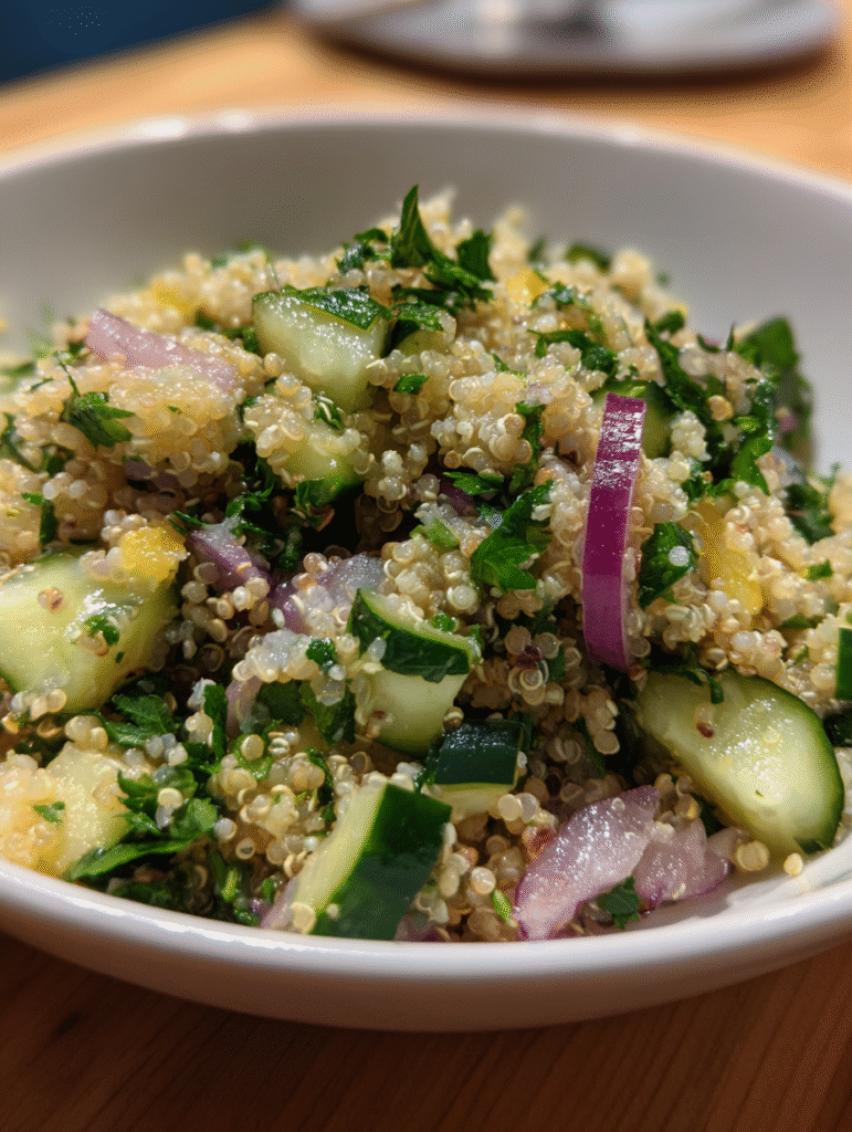 How to Make Lemon Tahini Quinoa Salad