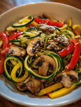 Vibrant Zucchini Noodle Stir-Fry: A Must-Try Low-Carb Dinner Recipe