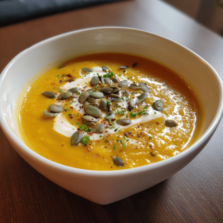 Creamy Pumpkin Soup: Indulge in Silky Fall Comfort