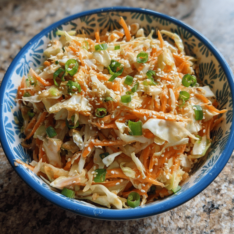Vibrant Asian Sesame Slaw