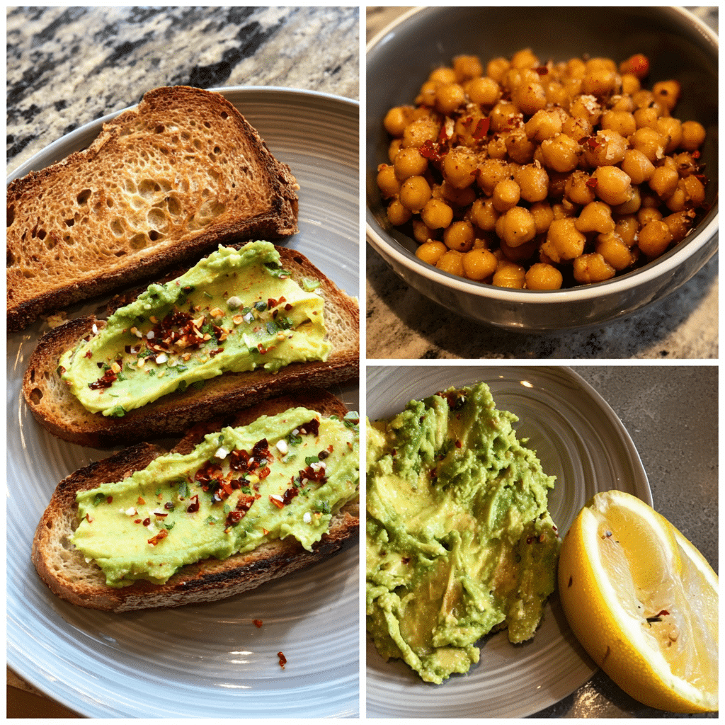 Chickpea Avocado Toast – Healthy, Creamy & Protein-Packed