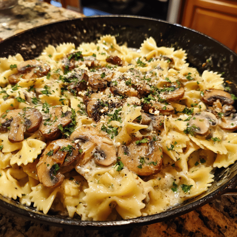 Creamy Vegan Mushroom Stroganoff – A Cozy Comfort Classic