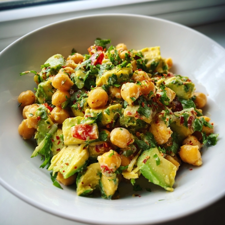 Chickpea Avocado Salad: Refreshing Recipe for a Healthy Lunch