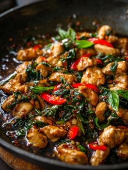 Thai Basil Chicken: Savor Bold Asian Street Flavors!