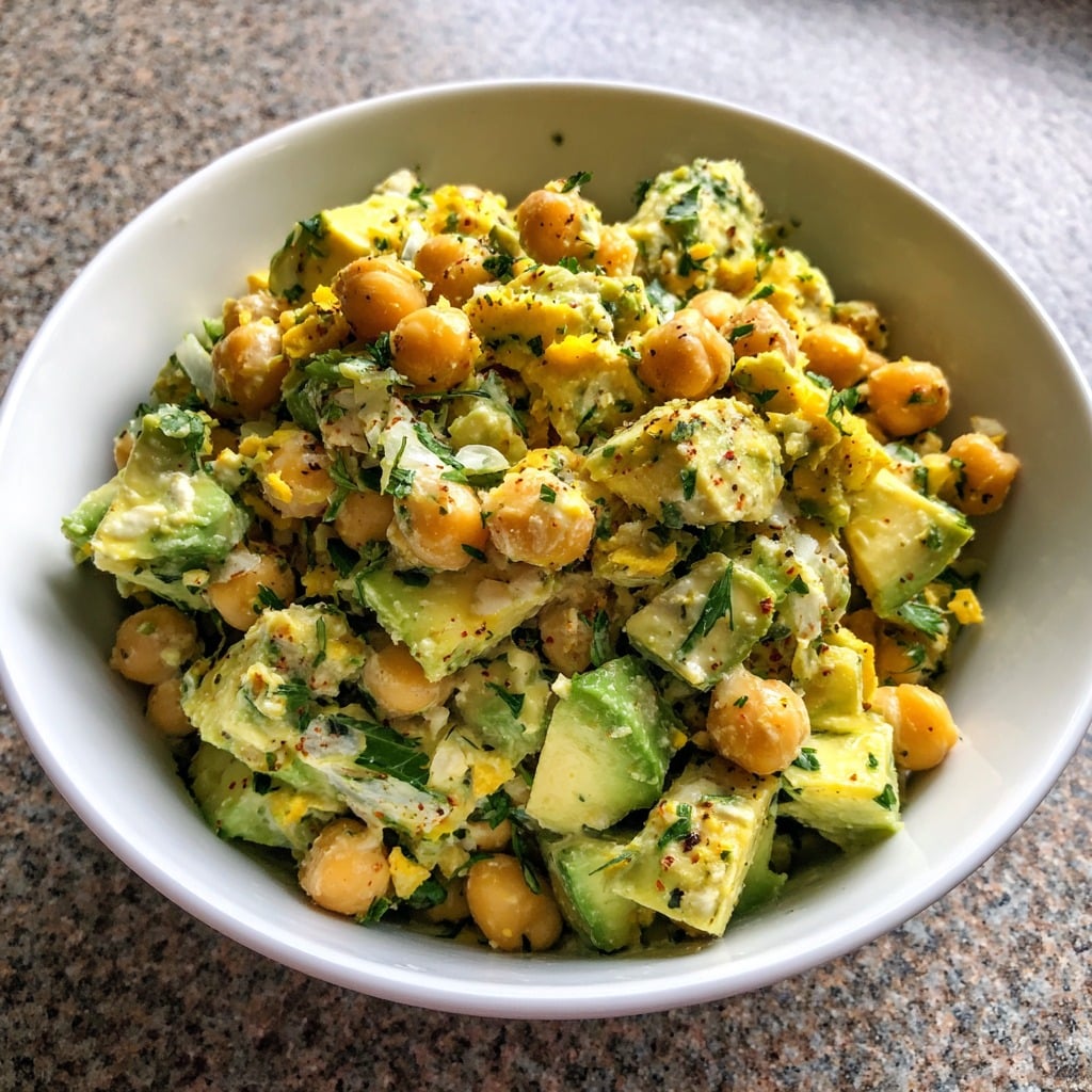 Chickpea Avocado Salad: Refreshing Recipe for a Healthy Lunch