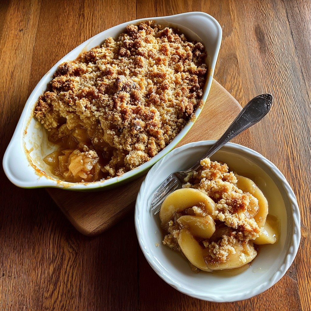 Apple Cinnamon Crumble with Oats – Easy Fall Dessert Recipe
