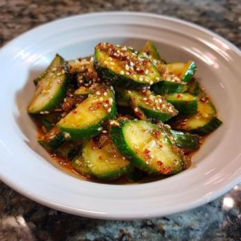 Korean Spicy Cucumber Salad (1)