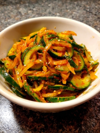 Korean Spicy Cucumber Salad (3)
