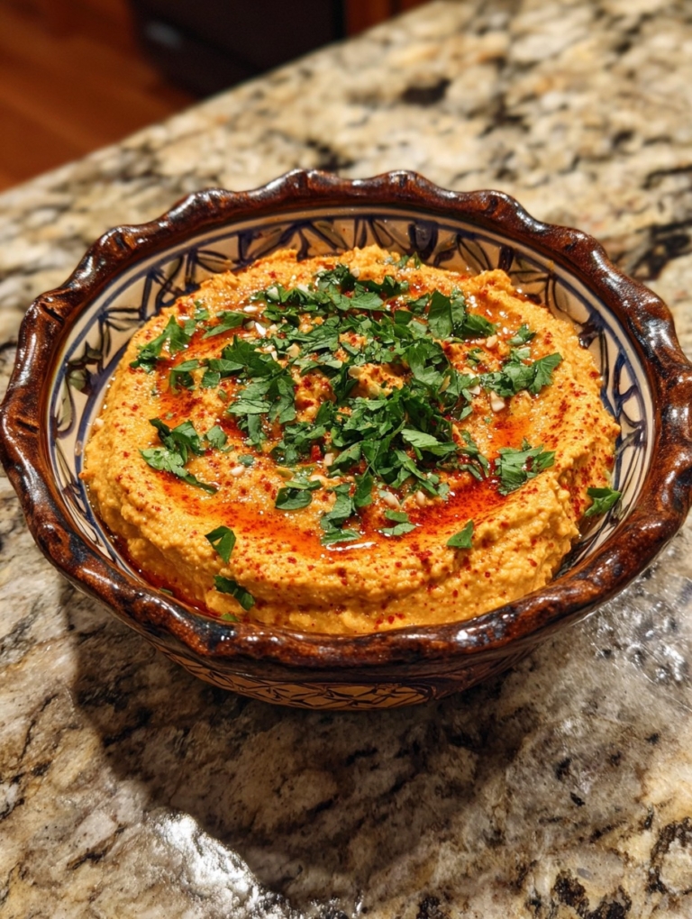 Roasted Red Pepper Hummus