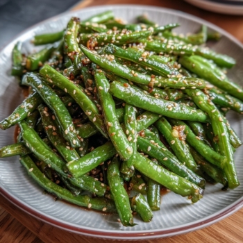 How to Make Sesame Garlic Green Beans