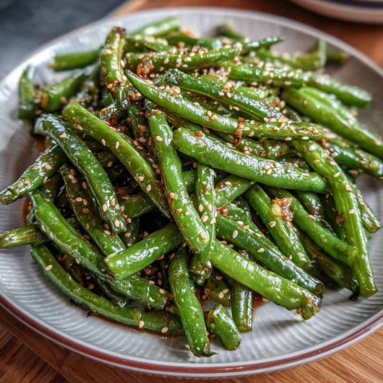 How to Make Sesame Garlic Green Beans