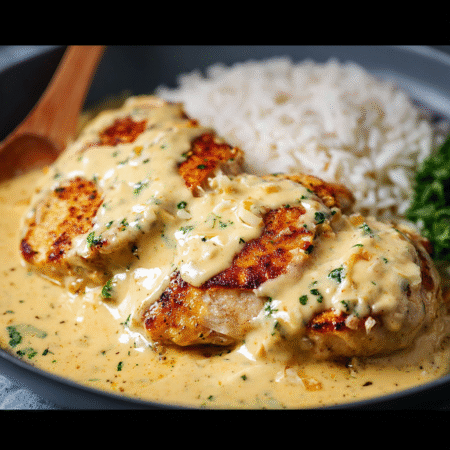 Creamy Garlic Parmesan Chicken – A Cozy One-Pan Dinner for Any Night