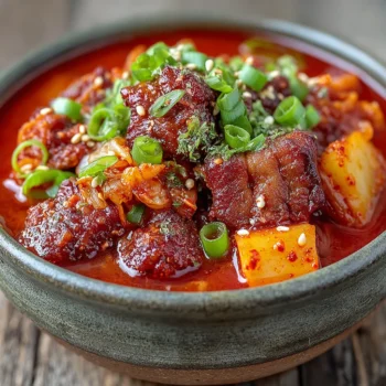 Kimchi and Pork Belly Stew