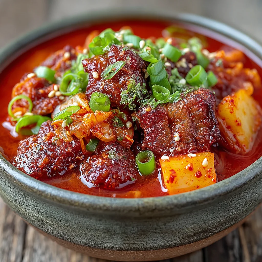20. Kimchi and Pork Belly Stew