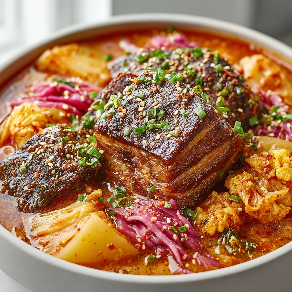 20. Kimchi and Pork Belly Stew