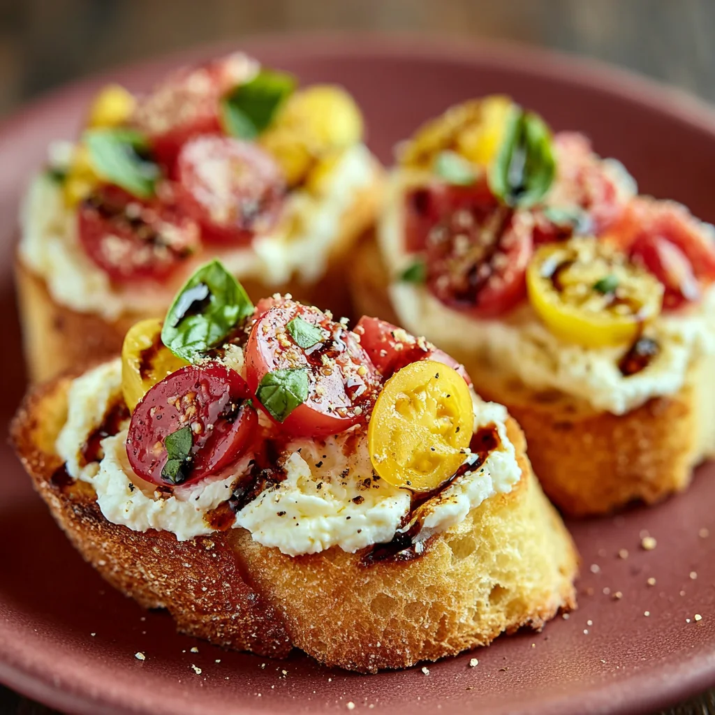 Tuscan Sunset Bruschetta