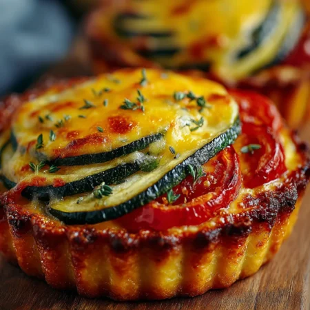 Provençal Vegetable Ratatouille Tart