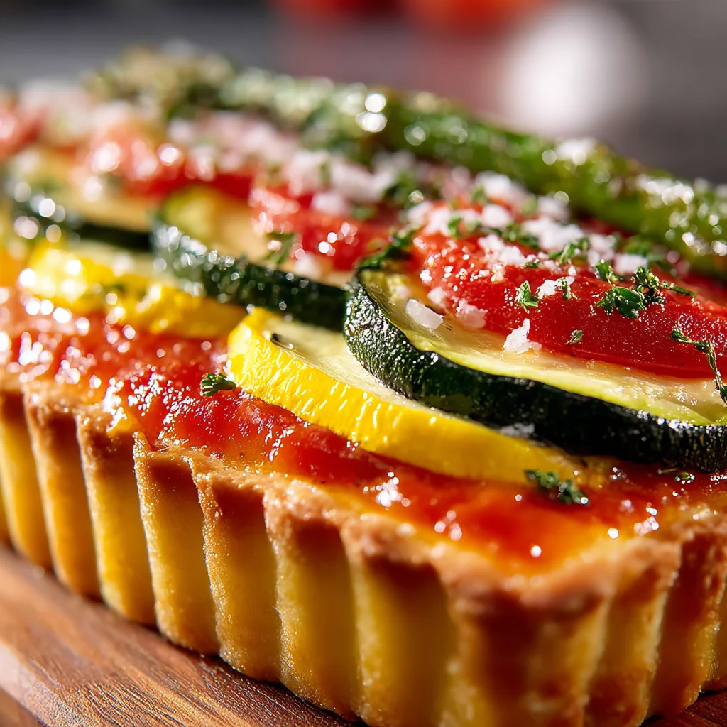 Provençal Vegetable Ratatouille Tart