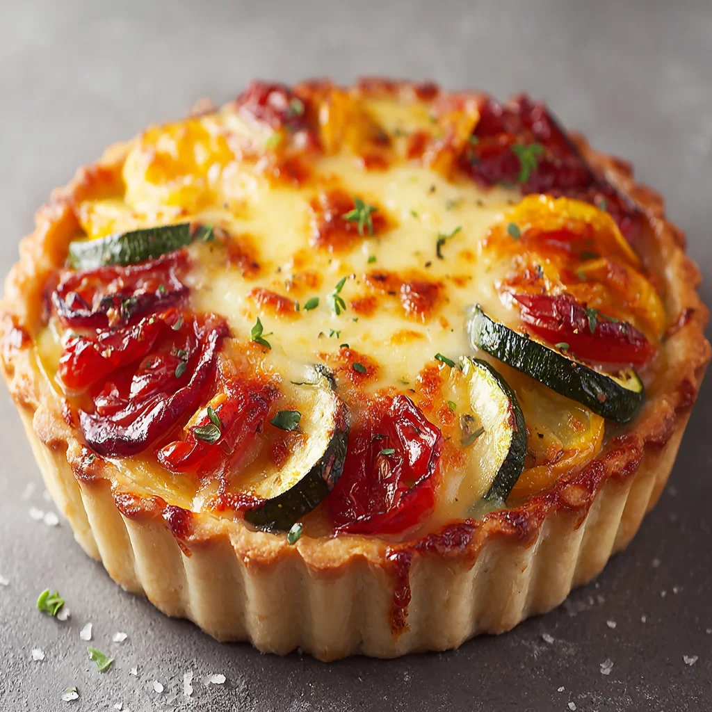 Provençal Vegetable Ratatouille Tart