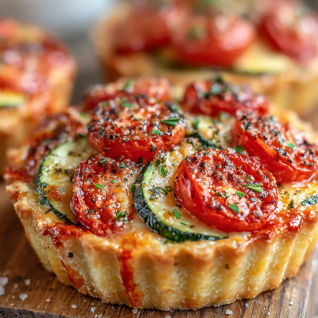 Provençal Vegetable Ratatouille Tart