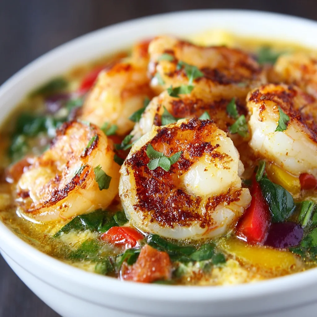 Coconut Lime Soup with Thai Basil and Shrimp