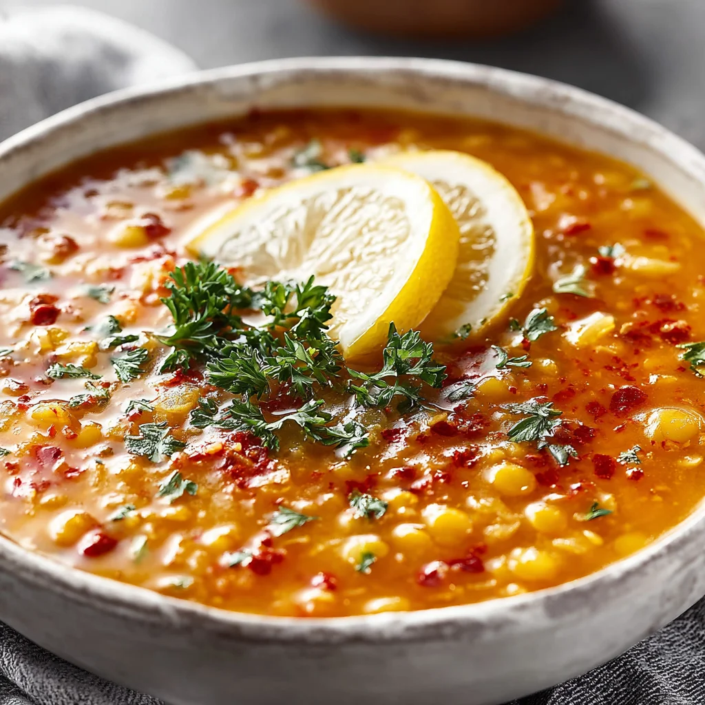Spiced Pumpkin and Lentil Harira with Preserved Lemon
