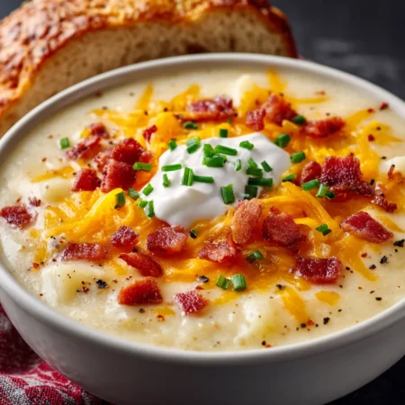 Loaded Baked Potato Soup - Ultimate Comfort in a Bowl!