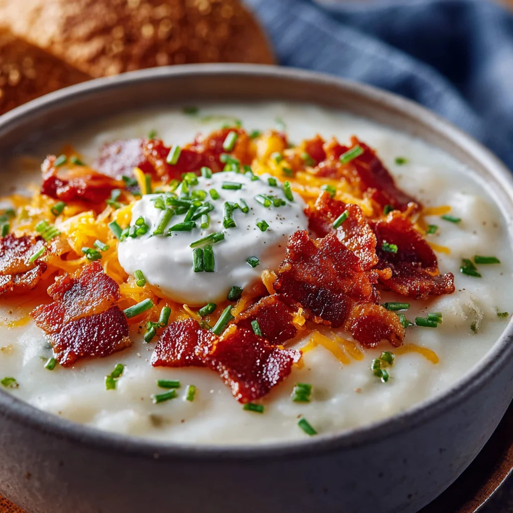 Loaded Baked Potato Soup - Ultimate Comfort in a Bowl!