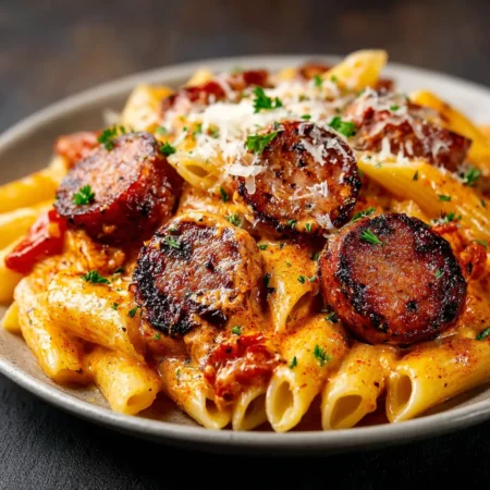 Creamy Smoked Sausage Pasta - A Rich & Flavorful Comfort Dish - Time of Recipes
