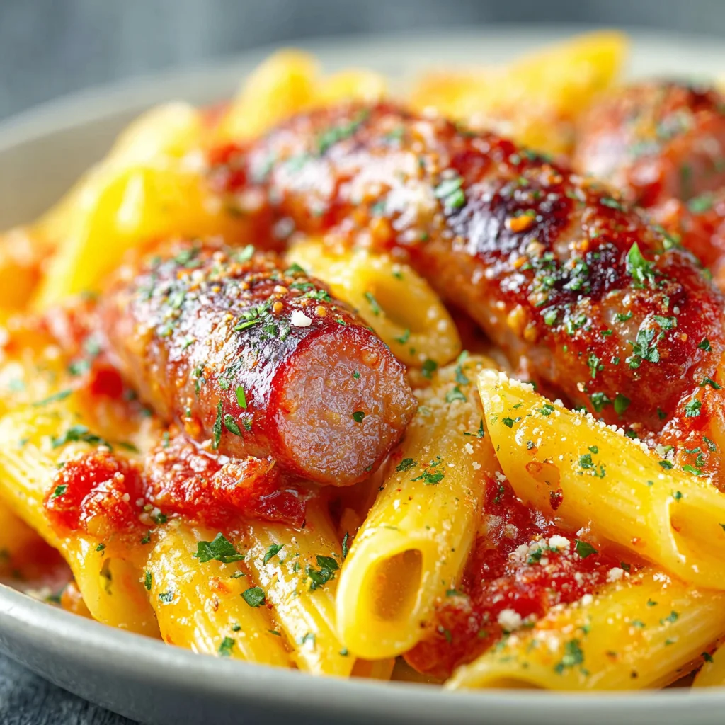 Creamy Smoked Sausage Pasta - A Rich & Flavorful Comfort Dish - Time of Recipes