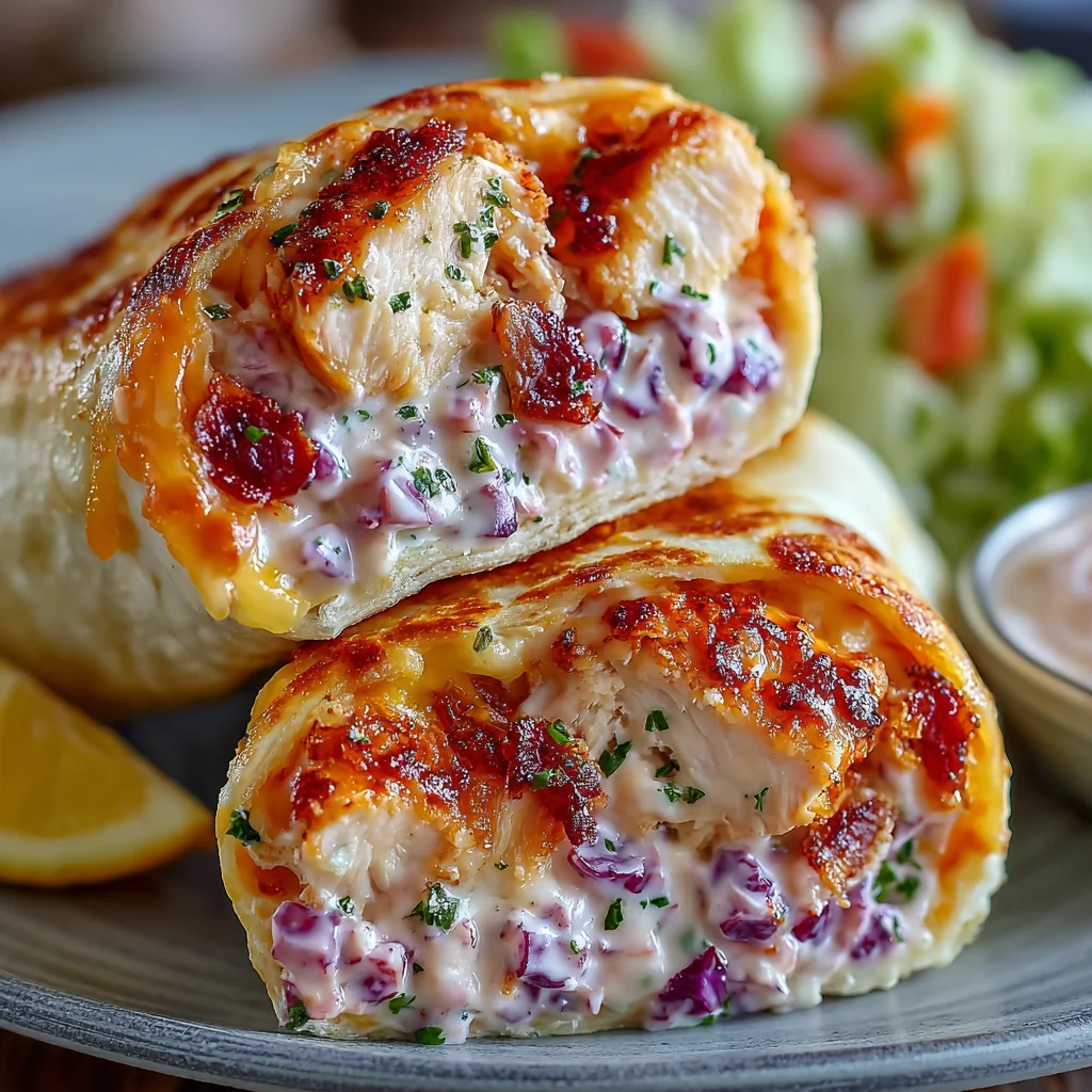 Cheesy Garlic Chicken Wraps â€“ The Ultimate Flavor Explosion!
