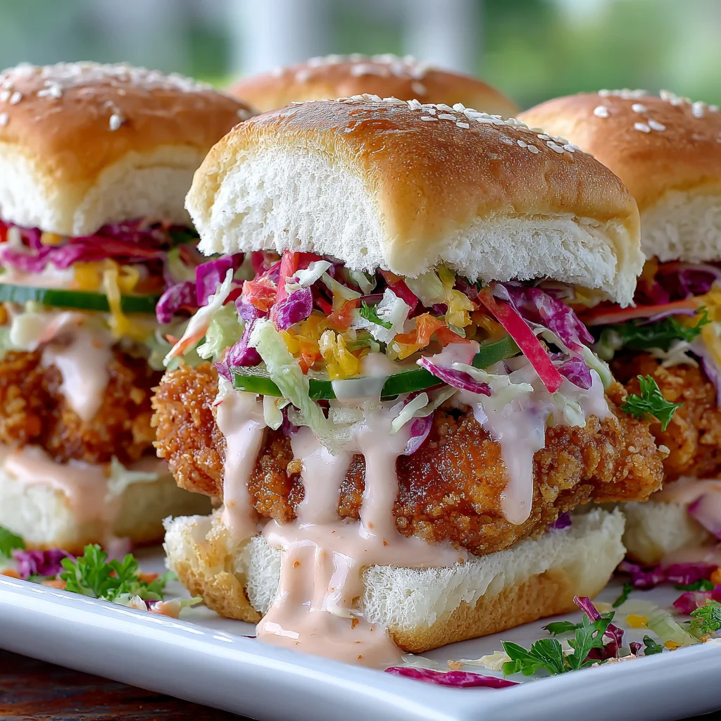 Bang Bang Chicken Sliders Recipe