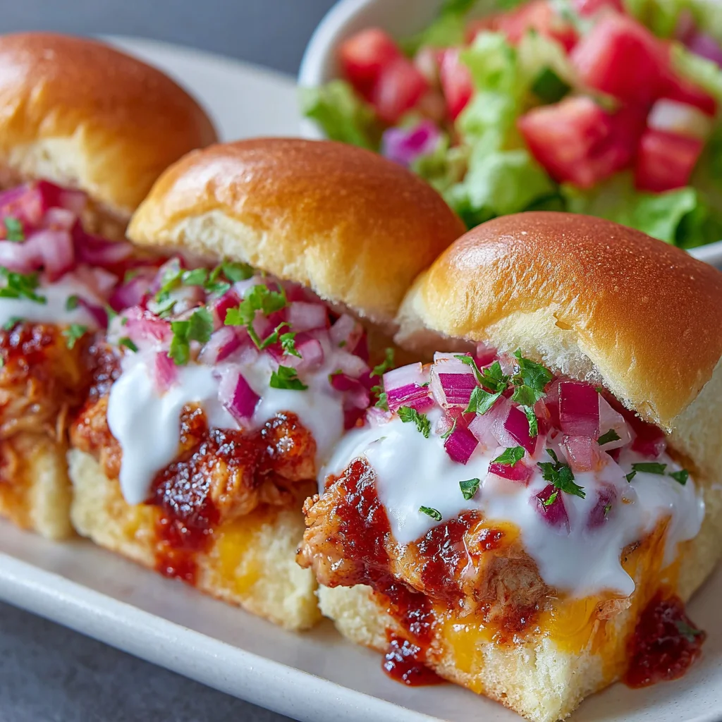 Buffalo Chicken Sliders