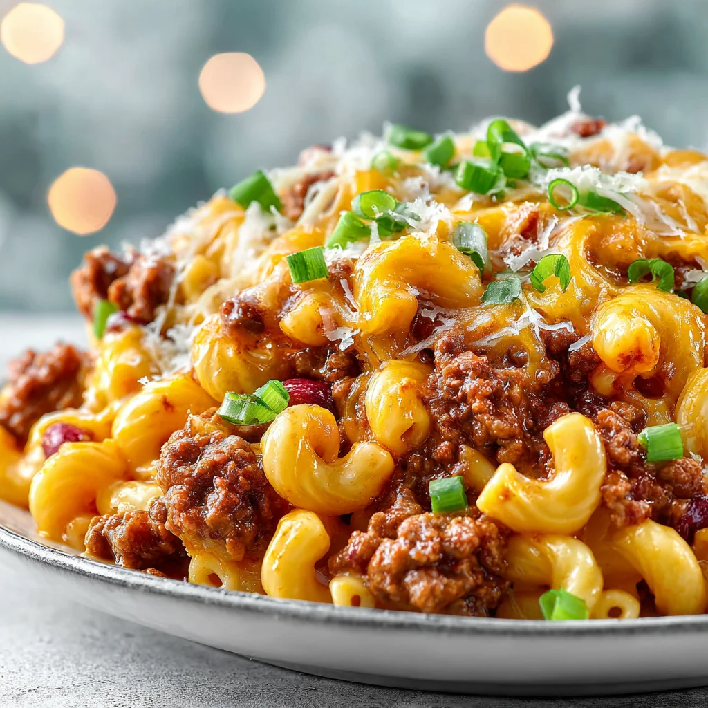 Hearty Chili Macaroni Delight