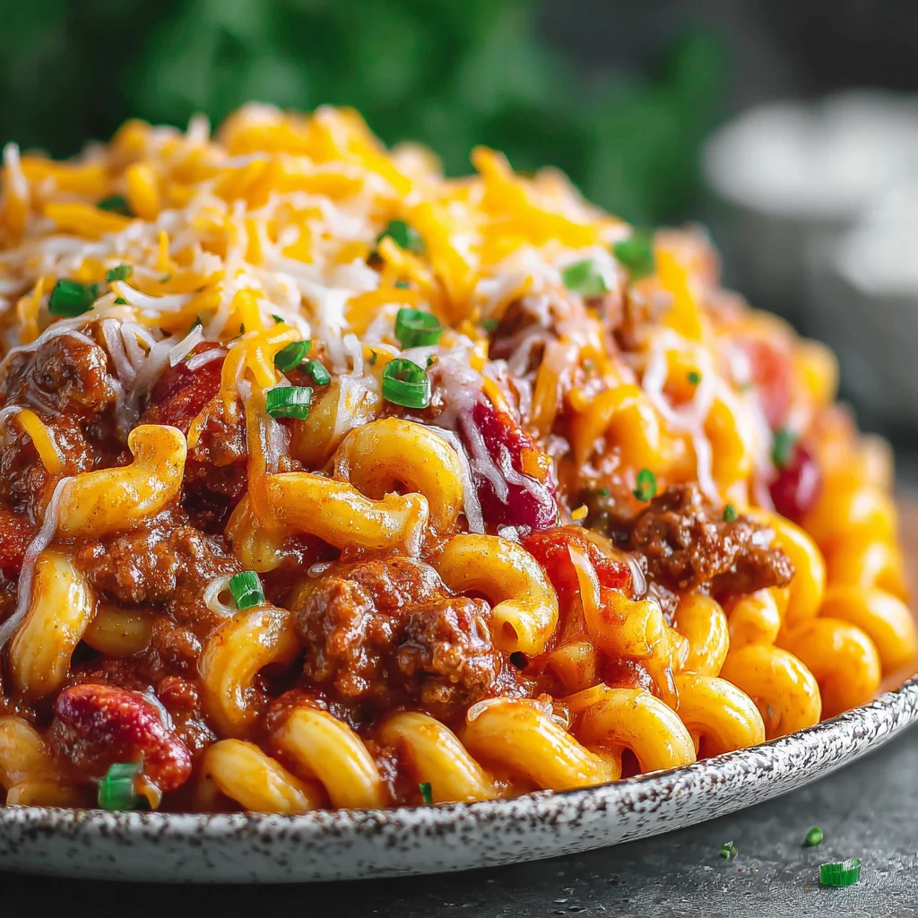 Hearty Chili Macaroni Delight