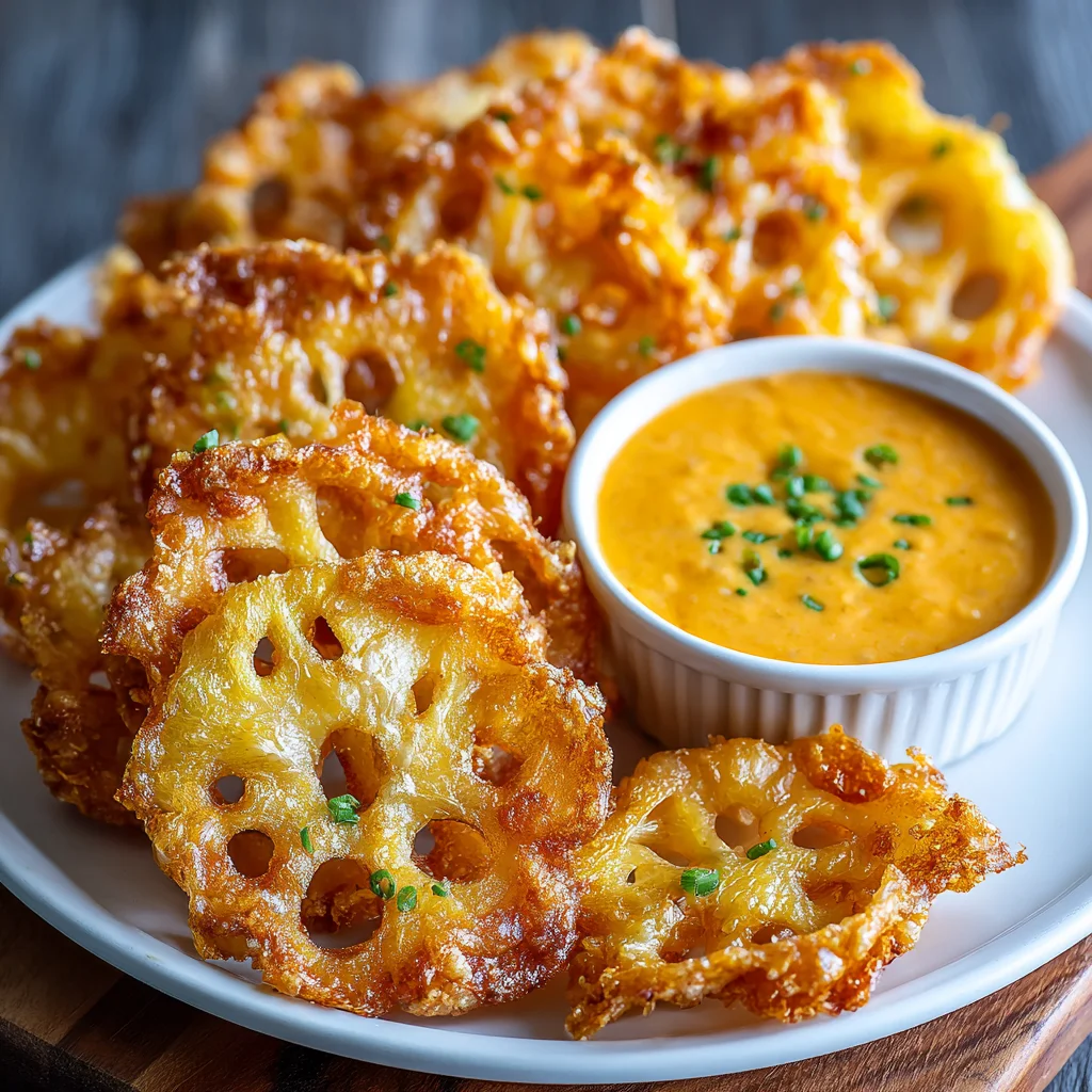 Crispy Lotus Root Chips with Gochujang Aioli