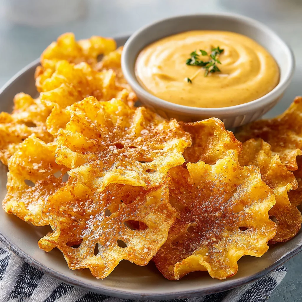 Crispy Lotus Root Chips with Gochujang Aioli